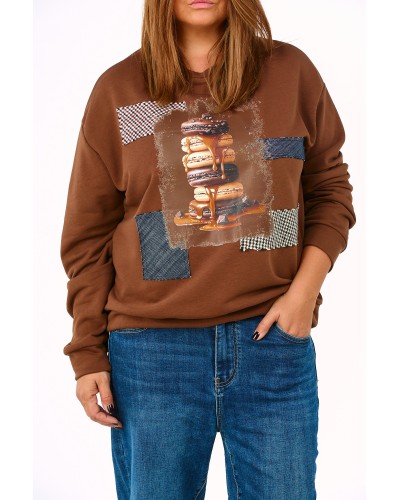 Maglia Macarons Chocolate