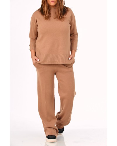 Compleu Casual Soft Pantaloni Betelie Elastica