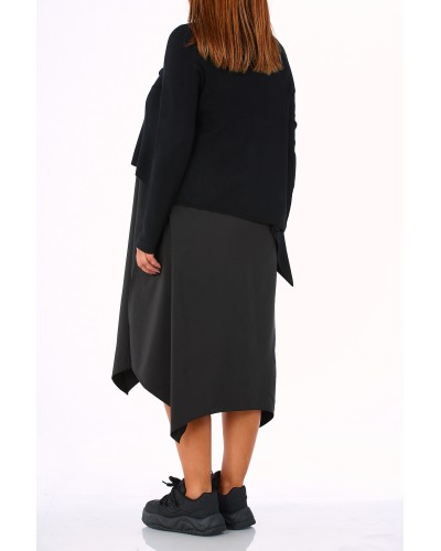 Knit Nasturi Suprapus Rochie Fara Maneci