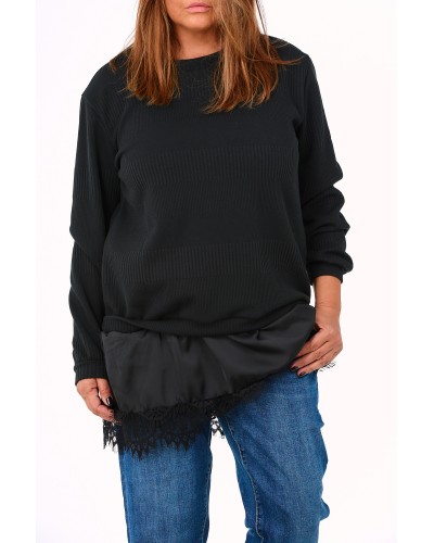 Maglia Casual Terminatie Lace