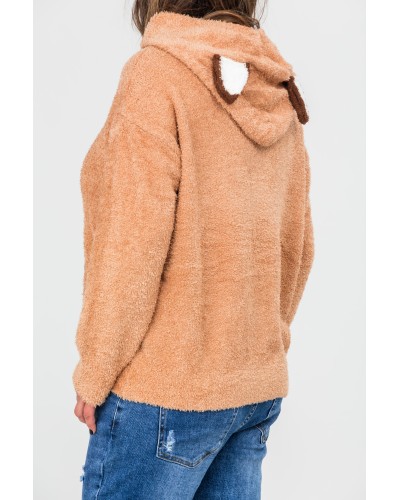 Cardigan Winter Soft Gluga Urechi