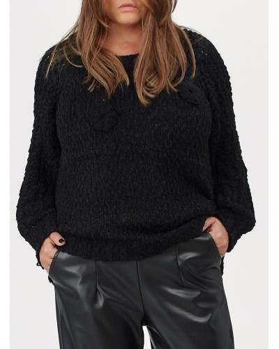 Pullover Oversized KNOTBLK