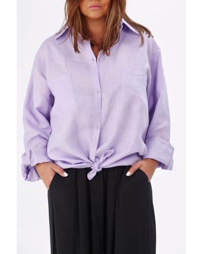 Camasa Cotton Boyfriend Lila