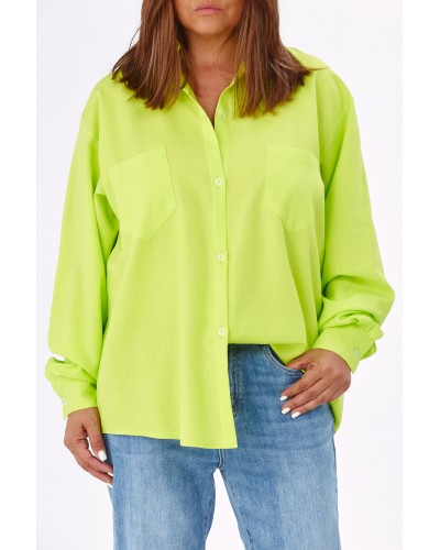 Camasa Cotton Boyfriend Neon