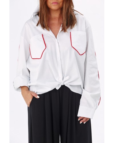 Camasa Boyfriend Cotton Vipusca RED