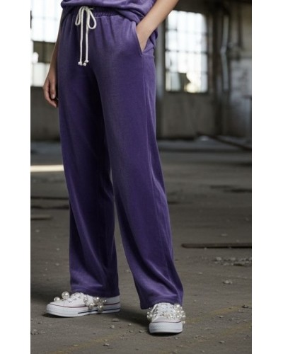 Pantaloni Betelie Elastica Retro Mov