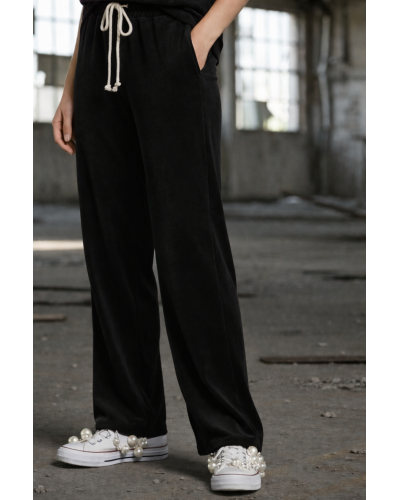 Pantaloni Betelie Elastica Retro BLK