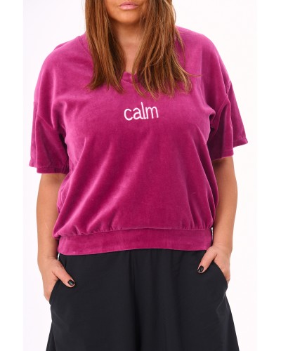 T-shirt Casual Boyfriend CALM Fuxia