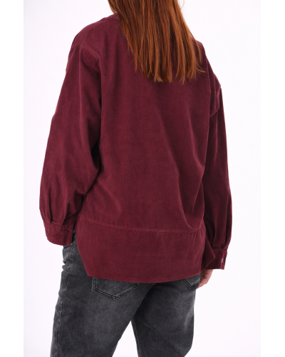 Camasa Boyfriend Raiat Burgundy