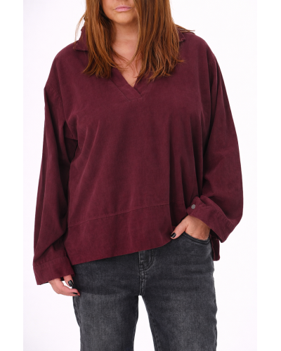 Camasa Boyfriend Raiat Burgundy