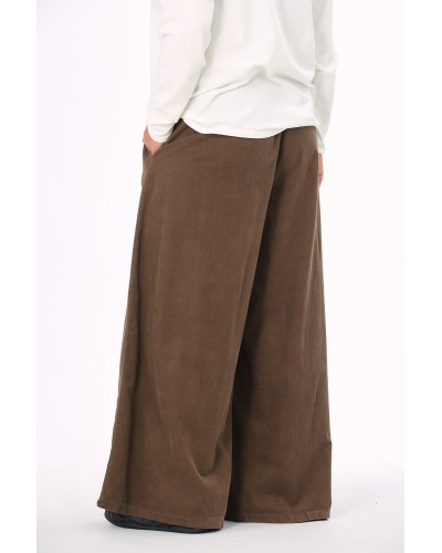 Pantaloni RETRO Raiati Betelie Elastica Brown