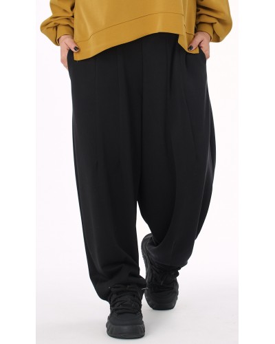 Pantaloni Boyfriend Betelie Elastica si Pense