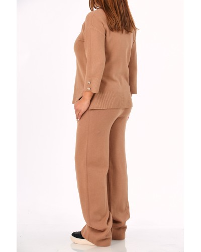 Compleu Casual Soft Pantaloni Betelie Elastica