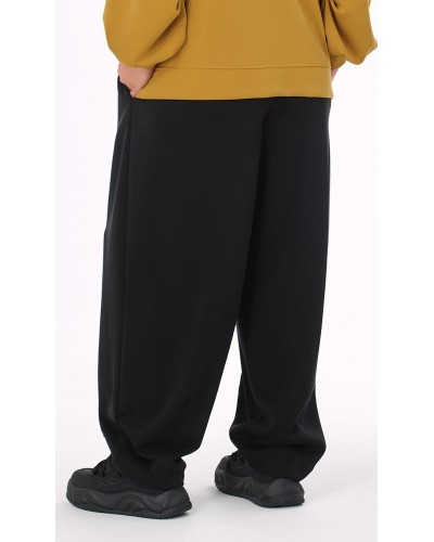 Pantaloni Boyfriend Betelie Elastica si Pense