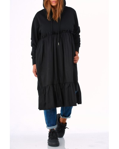 Abito Cardigan Oversized Mix Cotton