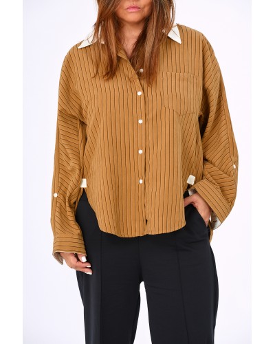 Camasa Retro Suede Dungi