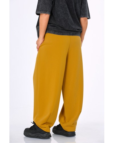 Pantaloni Boyfriend Betelie Elastica si Pense