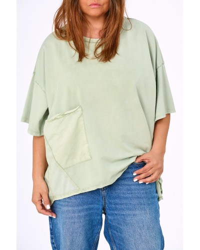 Maglia Boyfriend Oversized Buzunar MixMATCH