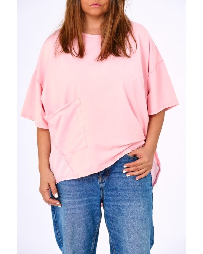 Maglia Boyfriend Oversized Buzunar MixMATCH