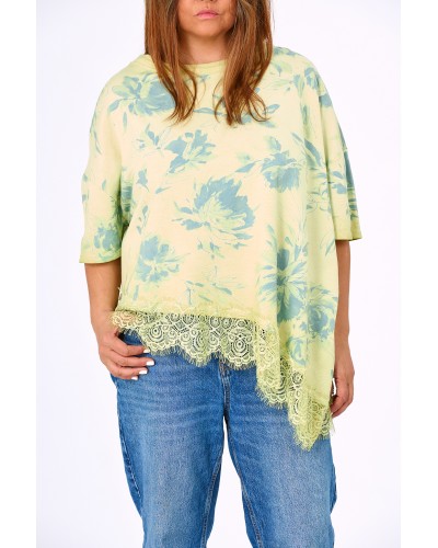 Maglia Asimetrica FLW LACE YELLVER