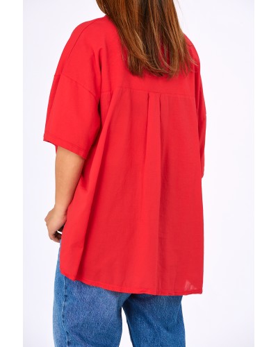 Maglia Boyfriend Oversized Buzunar MixMATCH