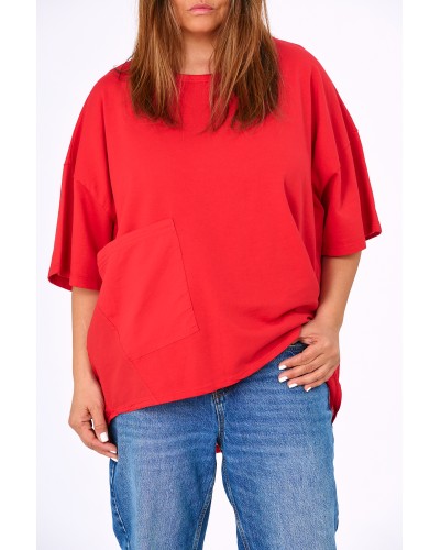 Maglia Boyfriend Oversized Buzunar MixMATCH