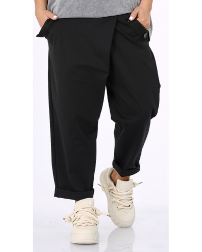 Pantaloni Boyfriend Betelie Elastica Buzunare