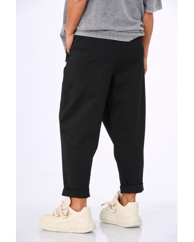 Pantaloni Boyfriend Betelie Elastica Buzunare