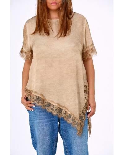 Maglia Viscose Asimetrica Lace BG