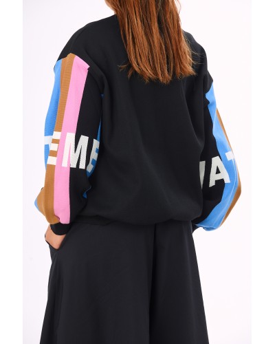 Hoodie Boyfriend Captusit Fleece COLPKBLU