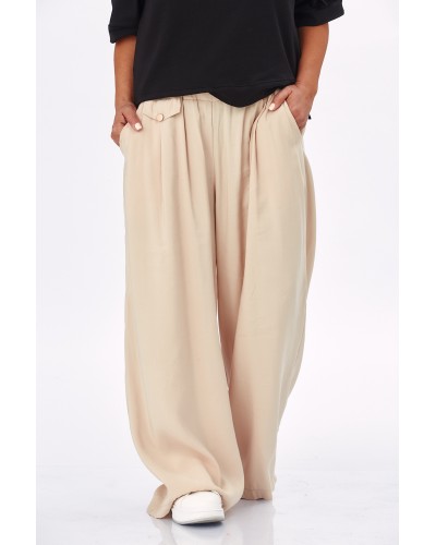 Pantaloni Retro Pense Betelie Elastica BEIGE