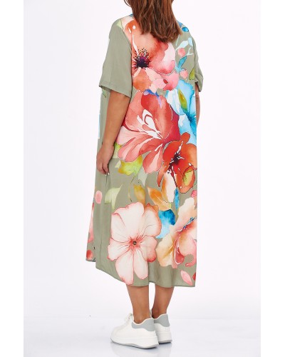 Abito Viscose Buzunare FLWCOLPRINT