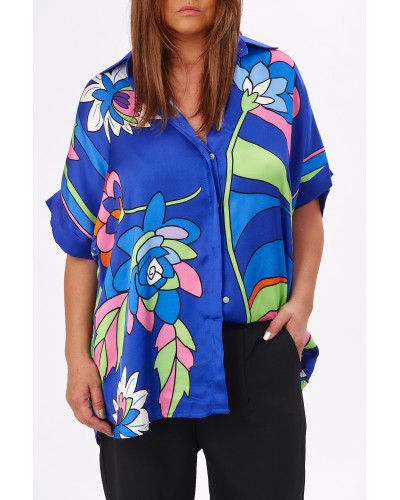 Camasa Retro Matase Mix Viscose