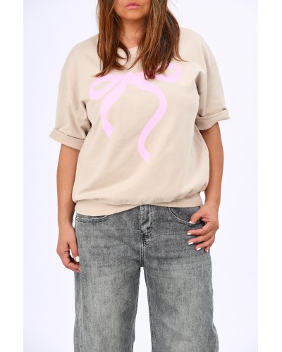 T-shirt Casual Boyfriend BowPK