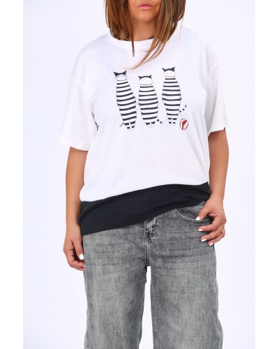 T-shirt Cotton CATS