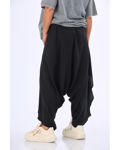 Pantaloni Salvari Buzunare Fusta Suprapusa