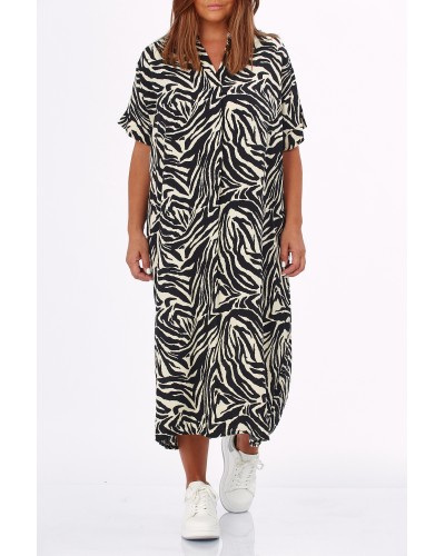Abito  Viscose ZEBRA Print
