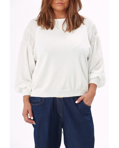 Maglia Viscose Maneci Pense WHT