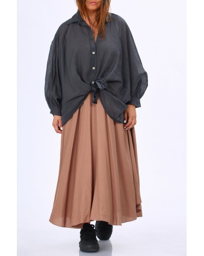 Camasa Oversized Translucide Suprapusa Rochie Bretele