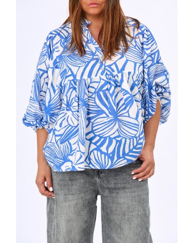 Maglia Maneca Oversized Pense PRBBlu