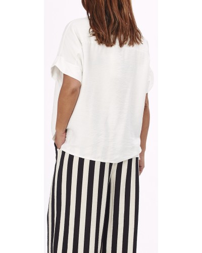 Maglia Viscose Casual Bianco