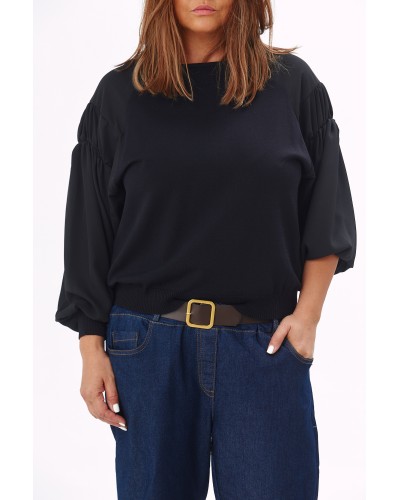 Maglia Viscose Maneci Pense Blk