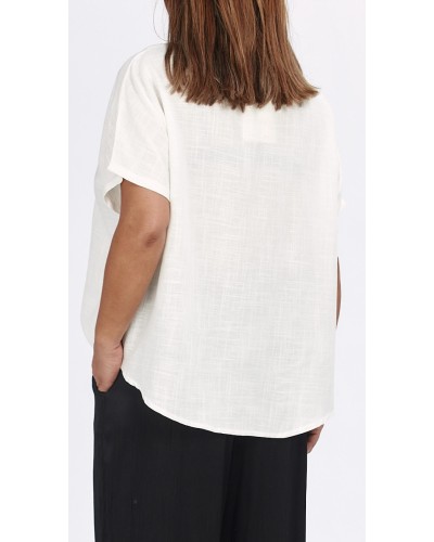 Maglia Oversized Lino Mix Viscose Ballerina