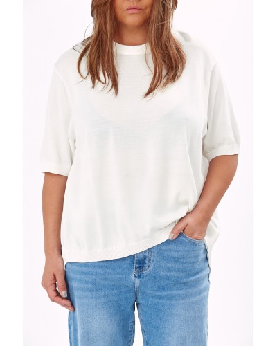 Maglia Viscose Spate Pense Wht