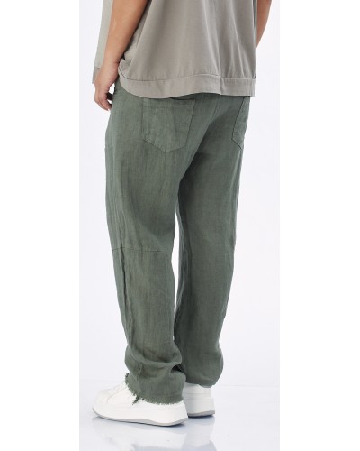 Pantaloni Lino Casual Boyfriend