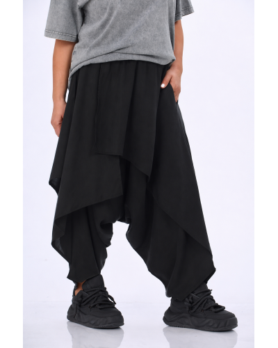 Pantaloni Salvari Buzunare Fusta Suprapusa