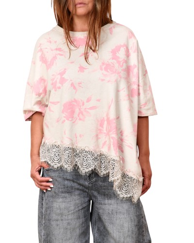 Maglia Asimetrica FLW LACE BGPK