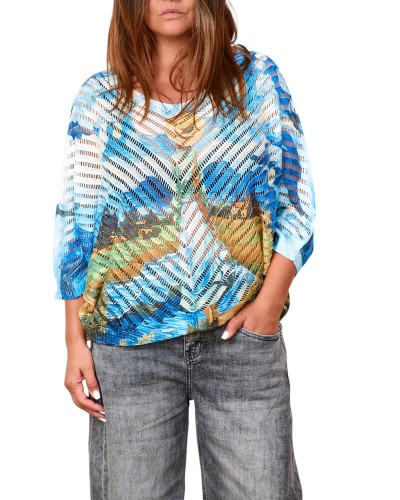 Maglia Spring Picture GirlPrintBlu