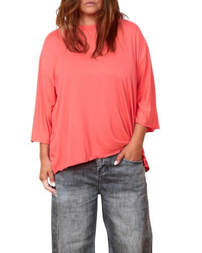 T-shirt Boyfriend Oversized Corai