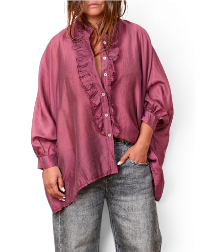 Camasa Oversized Translucide Volane Rever